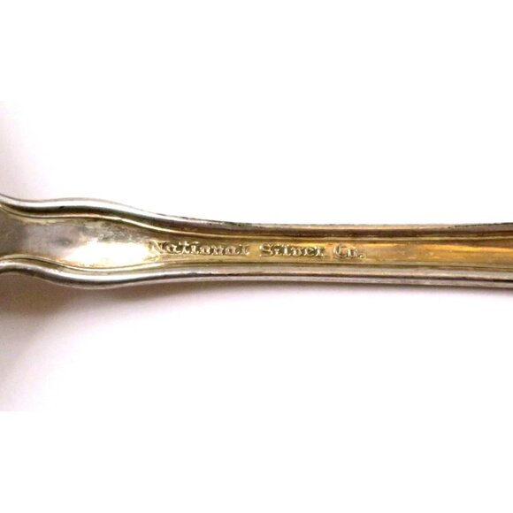 Queen Elizabeth Silverplate Casserole Spoon National Silver Co 8 5/8" 1908 - Picture 5 of 5